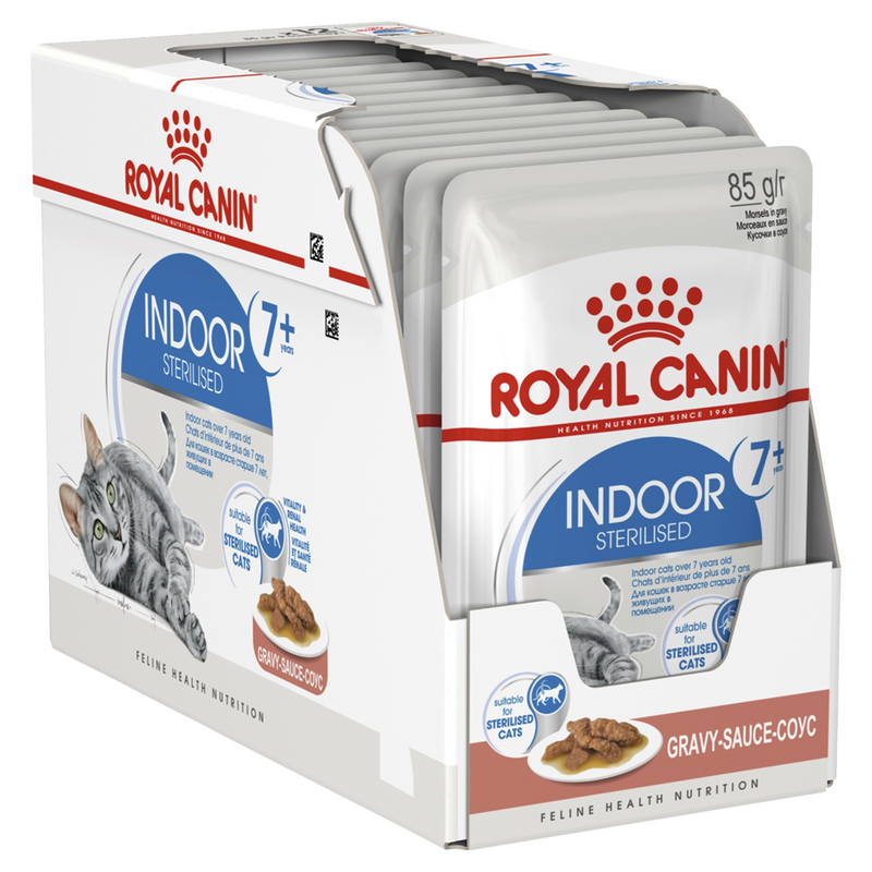 Royal Canin Indoor 7+ Gravy Cat Food 85g