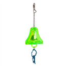 Kazoo Acrylic Bell and Wicker Rings Bird Toy