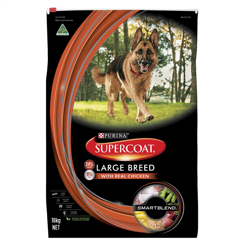 Supercoat Adult Large Breed Dog Food 18kg