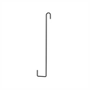 Gardman Pergola Hook Square, Black - 450mm 1pk