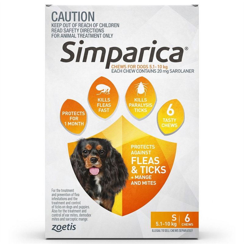 Simparica for Small Dogs (5.1-10kg)