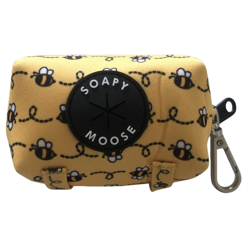 Soapy Moose Busy Bee Dog Poop Bag Holder