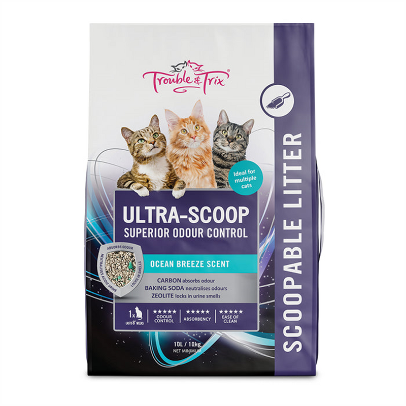 Trouble and Trix Ultra Scoop Cat Litter
