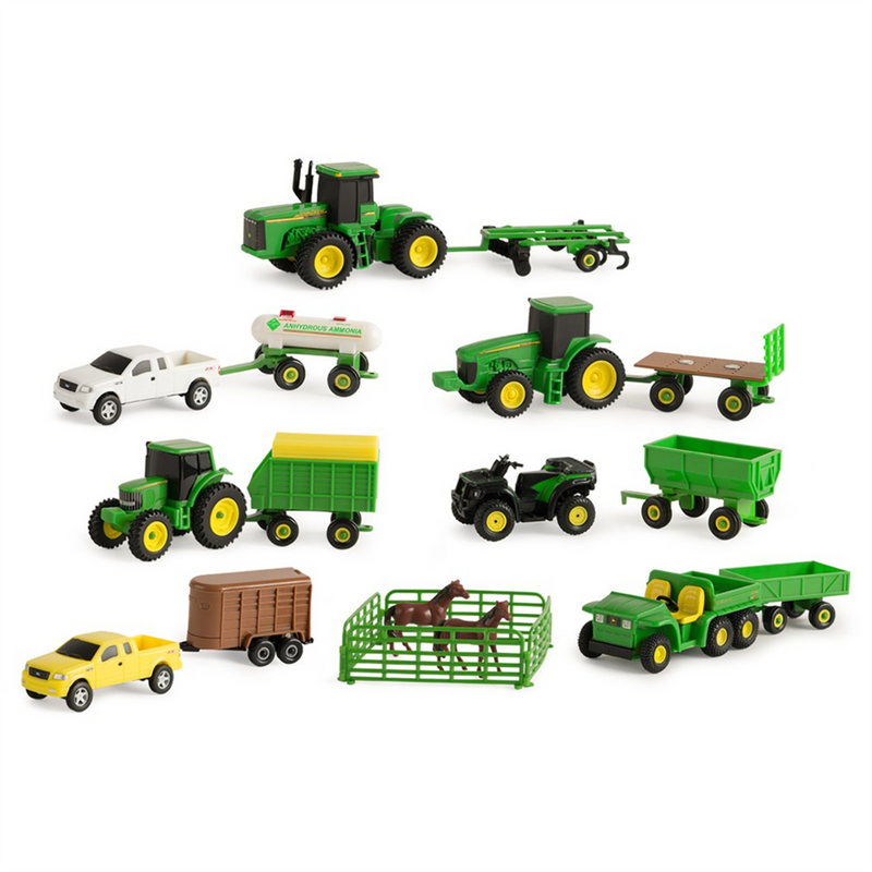 John Deere 1:64 Farm Vehicle Value Toy Set 20pc