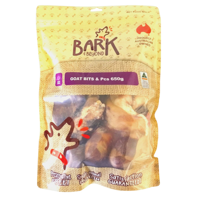 Bark & Beyond Goat Bits & Pieces Dog Treats