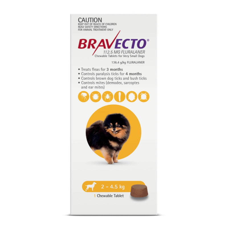 Bravecto Chew for Dogs 2 - 4.5kg