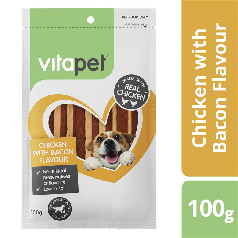 VitaPet Chicken with Bacon Flavour Dog Treats