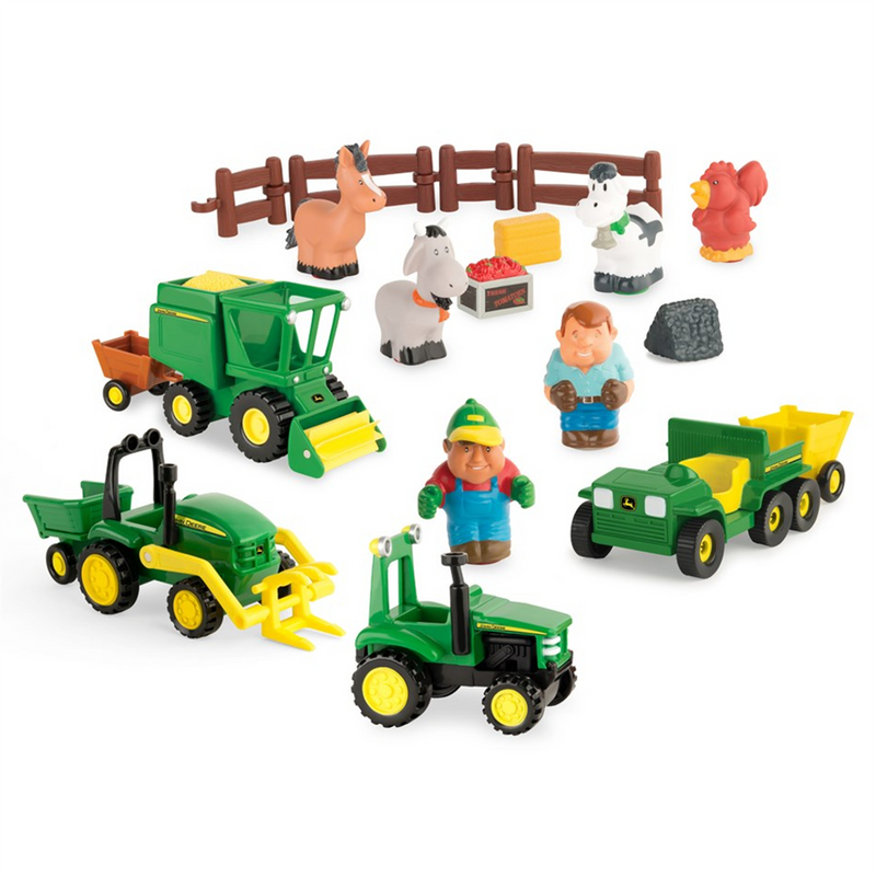 John Deere Fun on the Farm Toy Set