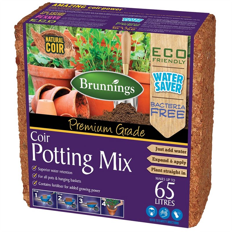 Brunnings Coir Potting Mix Block 65L