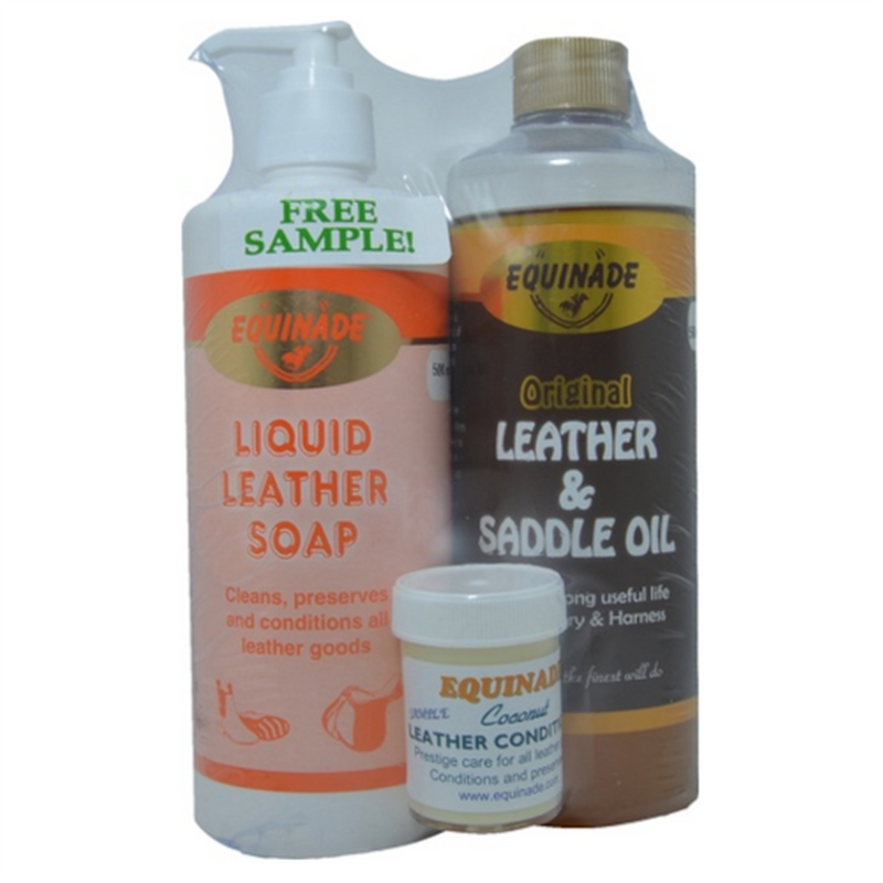 Equinade Liquid Leather Soap & Saddle Oil Pack