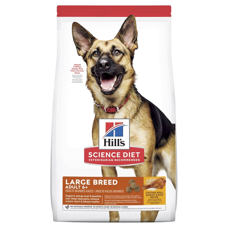Hills Chicken Barley & Rice 6+ Large Breed Dog Food 12kg