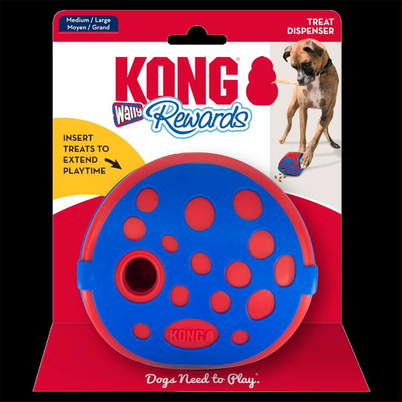 Kong Rewards Wally Dog Treat Dispenser Toy Large