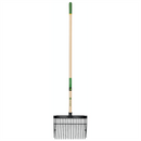 John Deere Stable Rake Poly Head Ash Wooden Handle