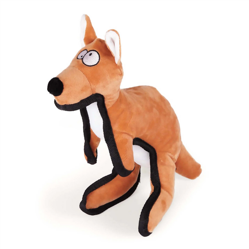 Kazoo Furries Tough Kangaroo Dog Toy