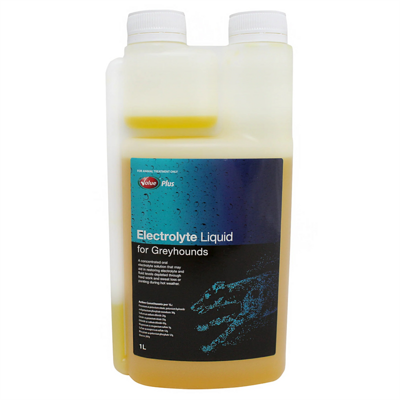 Value Plus Electrolyte Liquid for Greyhounds 1L