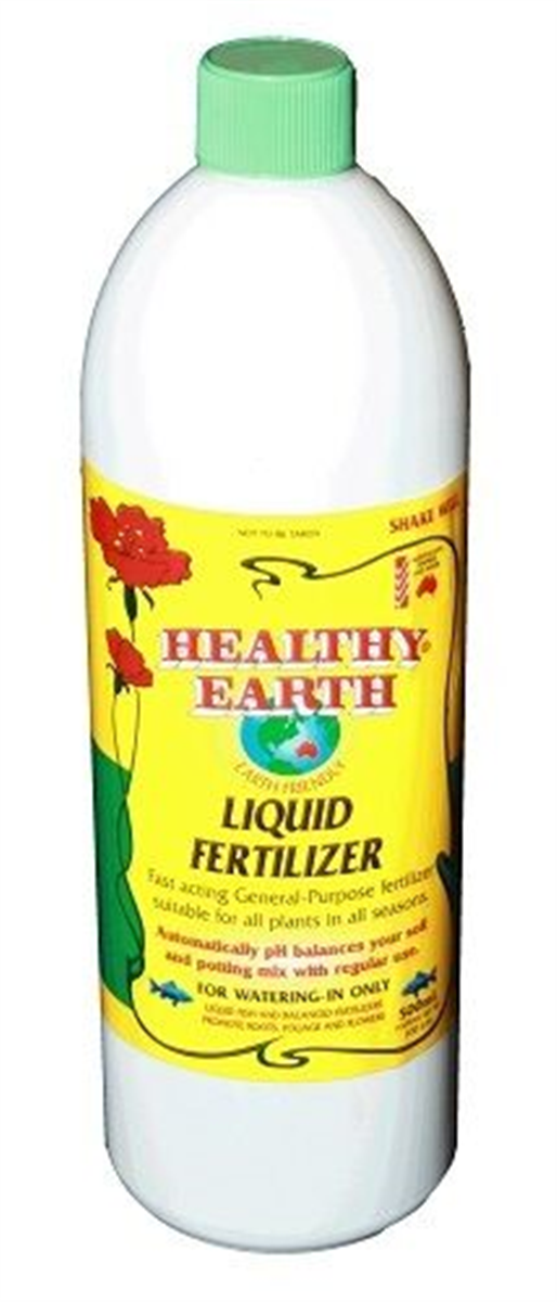 Healthy Earth Organic Liquid Fertiliser and Soil Wetter Concentrate