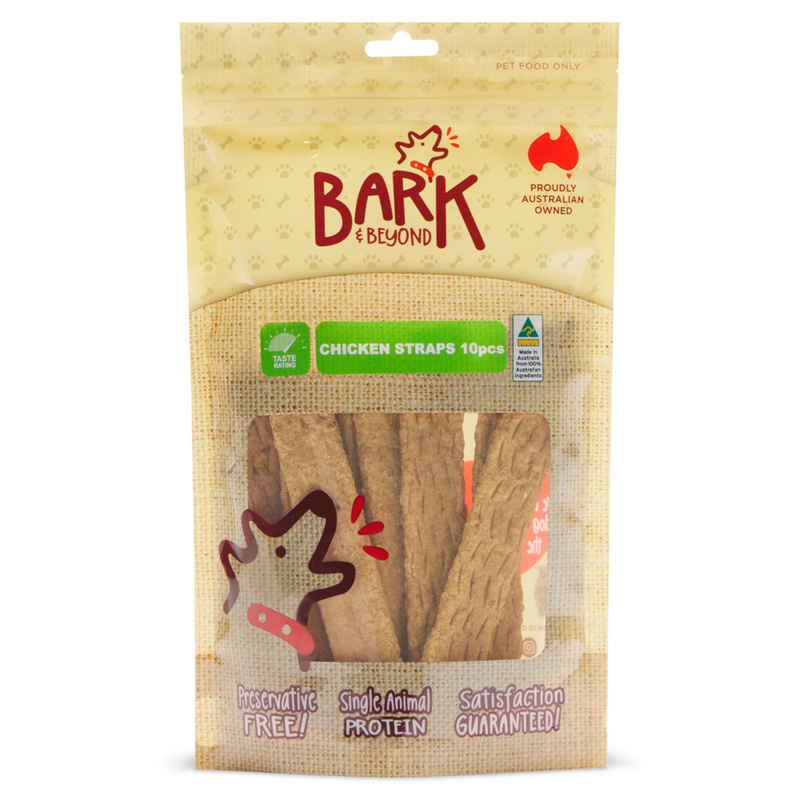 Bark & Beyond Chicken Strap Dog Treats