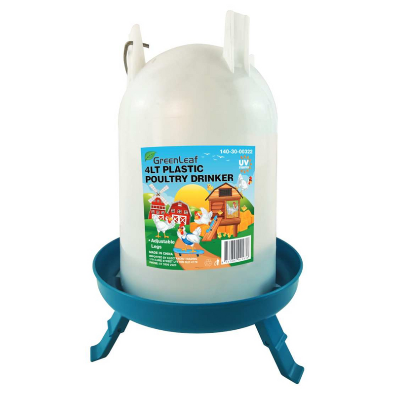 GreenLeaf Plastic Poultry Drinker