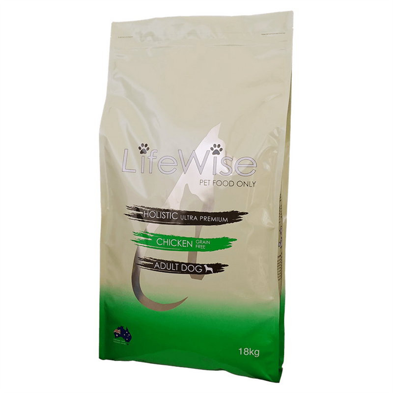 LifeWise Grain Free Chicken Dog Food Green