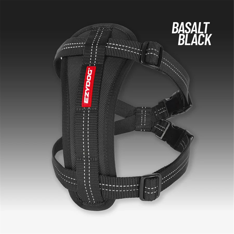 EzyDog Essential Chest Plate Harness Black