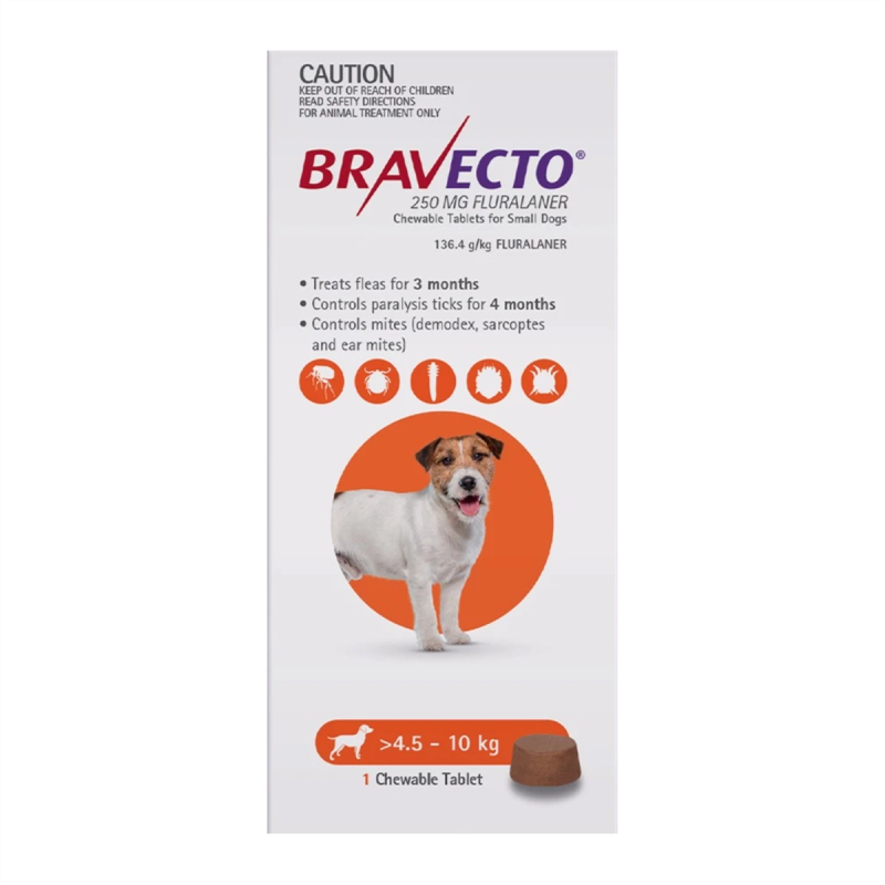 Bravecto Chew for Dogs 4.5 - 10kg