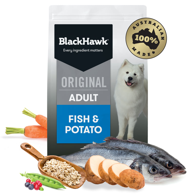 Black Hawk Fish & Potato Dog Food
