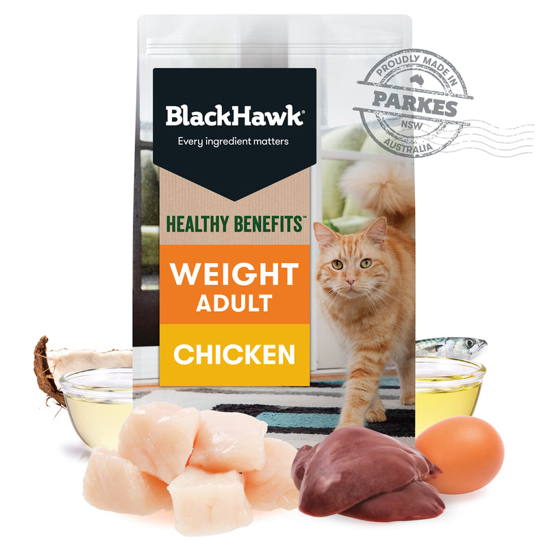 Black Hawk Healthy Benefits Weight Cat Food 2kg