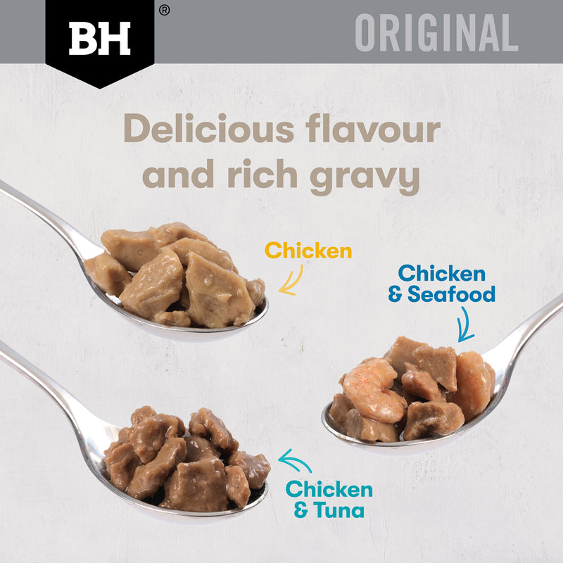 Black Hawk Variety Pack in Gravy Cat Food 85g