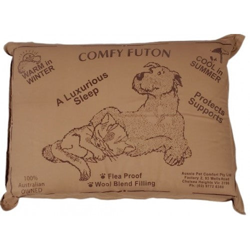 Elite Comfy Futon Dog Bed Brown