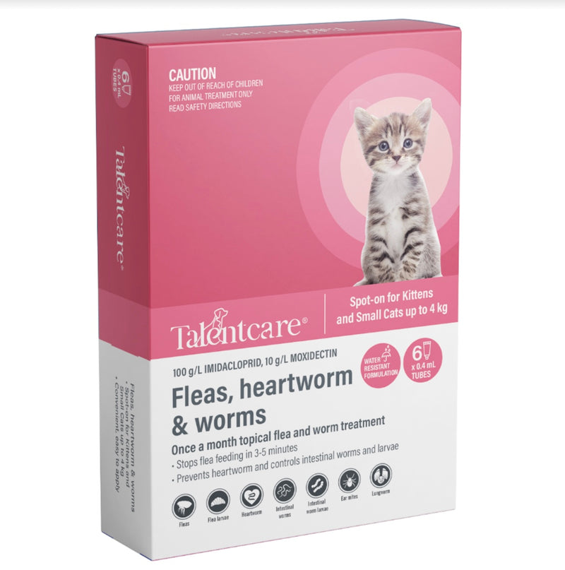 Talentcare Spot-On For Kittens And Small Cats up to 4kg