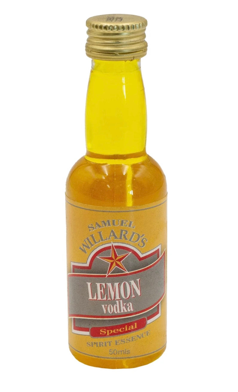 Samuel Willard's Gold Star Lemon Vodka Spirit Essence 50ml