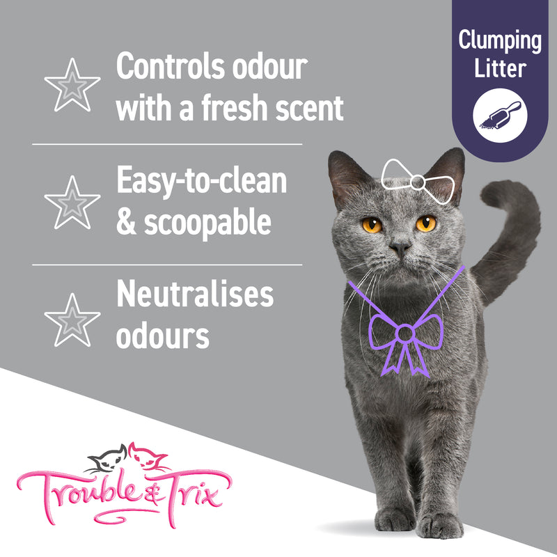 Trouble & Trix Clumping Baking Soda Fresh Scent Cat Litter