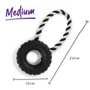 Kazoo Toothy Tug Tyre Dog Toy