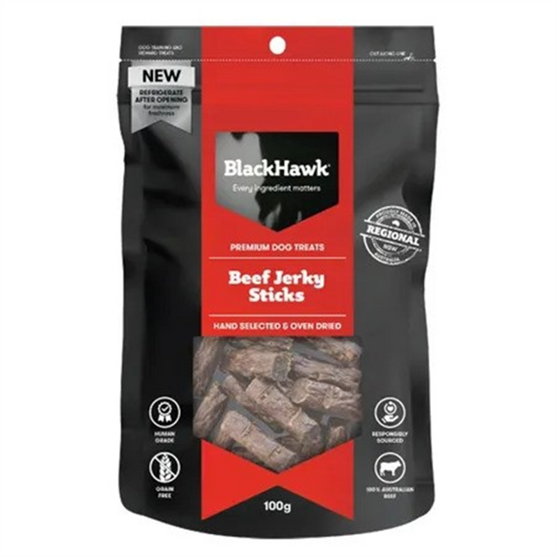 Black Hawk Beef Jerkey Straps 100g