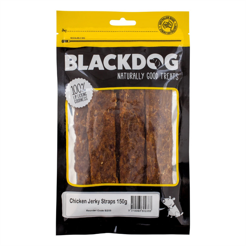Blackdog Chicken Jerky Strap Dog Treats