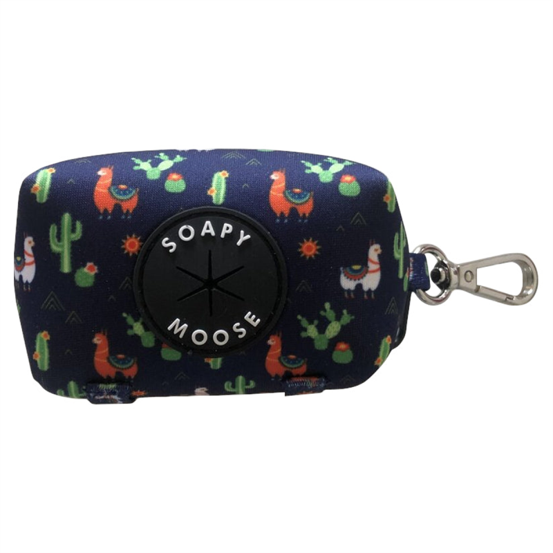 Soapy Moose Desert Llamas Dog Poop Bag Holder