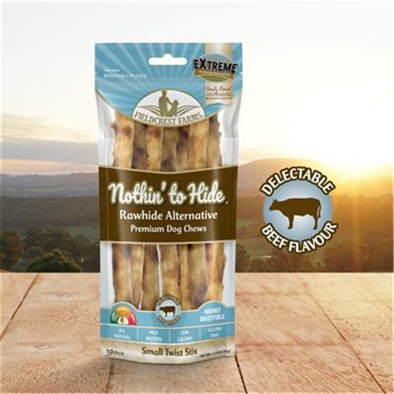 Nothin' to Hide Beef Twist Stix Dog Treats