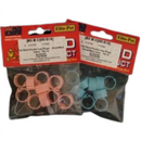 Elite Plastic Bantam Leg Rings/Small Poultry - Flat Band - Pkt 10