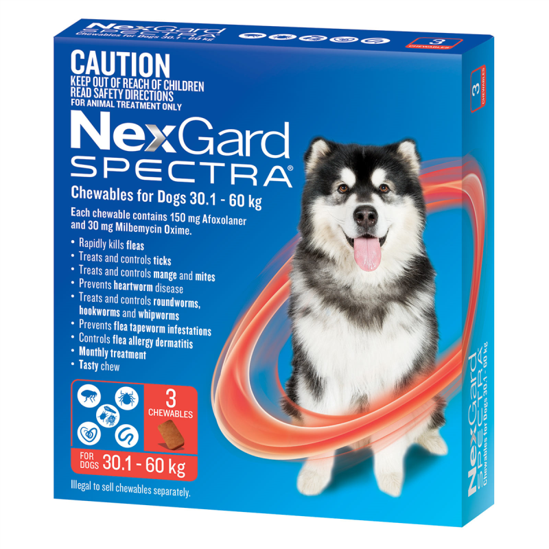 NexGard Spectra for XLarge Dogs (30.1-60kg)