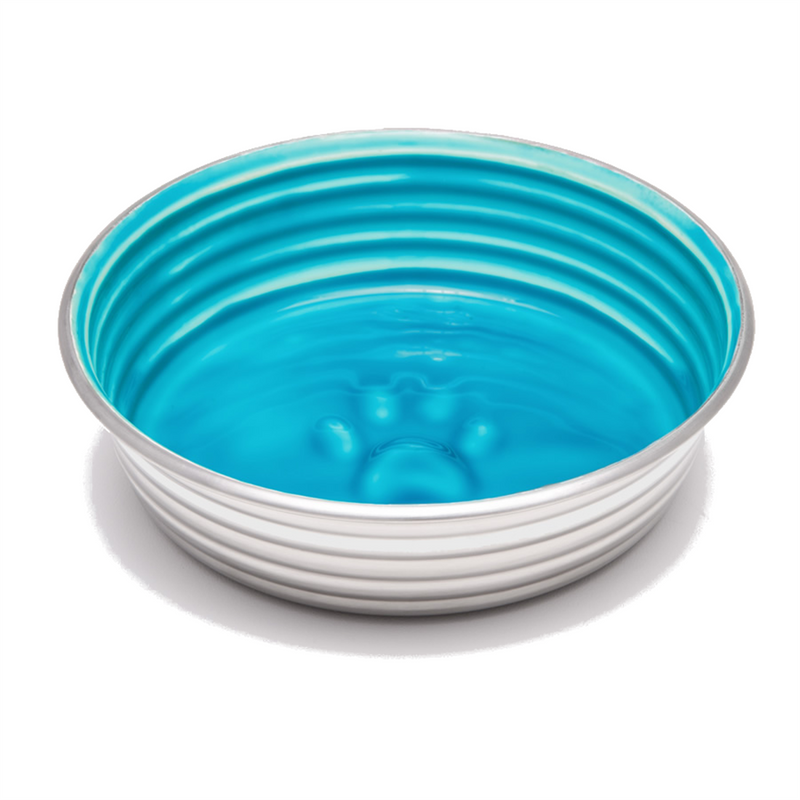 Le Bol Seine Blue Glazed Dog Bowl