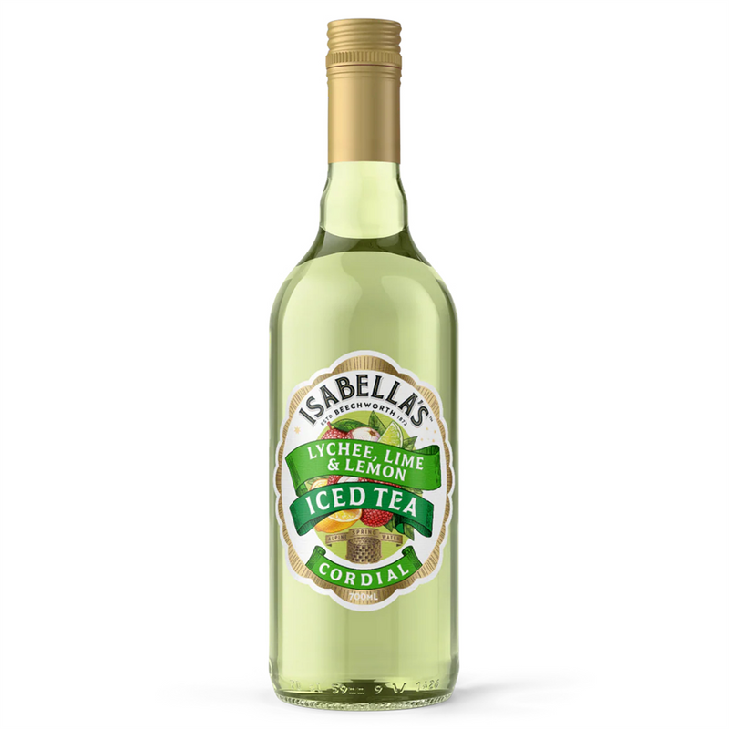 Isabella's Lychee, Lime & Lemon Iced Tea Cordial 700ml