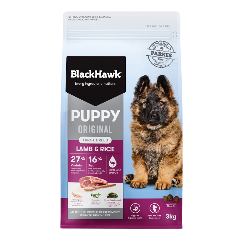 Black Hawk Lamb & Rice Large Breed Puppy Food