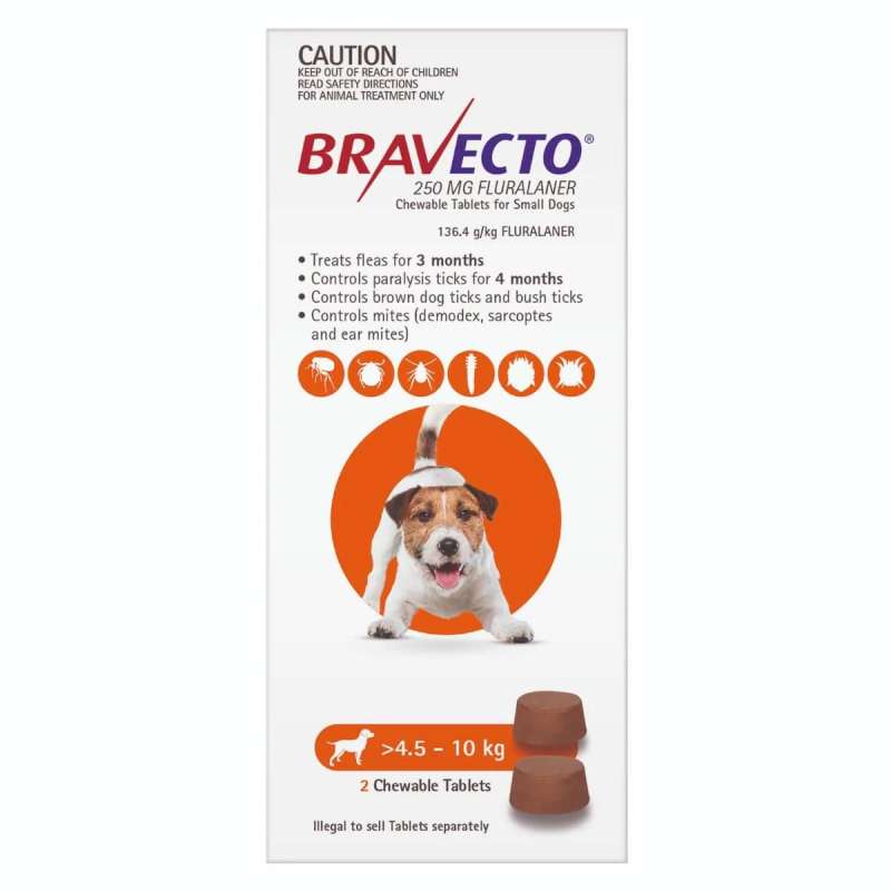 Bravecto Chew for Dogs 4.5 - 10kg