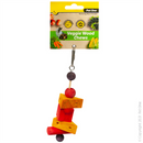 Pet One Veggie Wood Chew Hanging Cheese Blocks