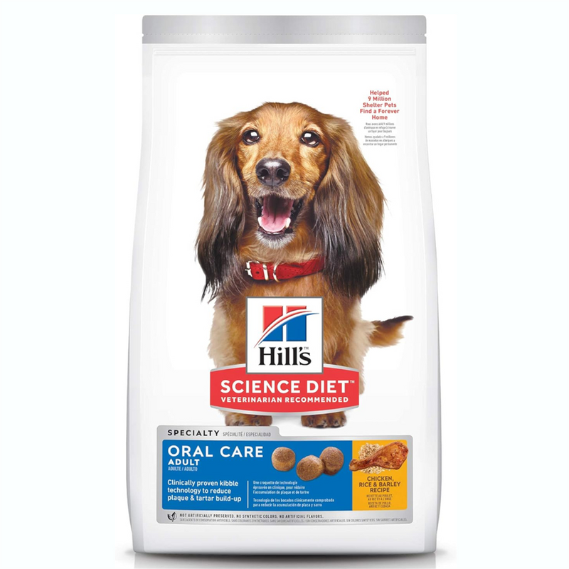 Hill's Oral Care Chicken Rice & Barley Dog Food