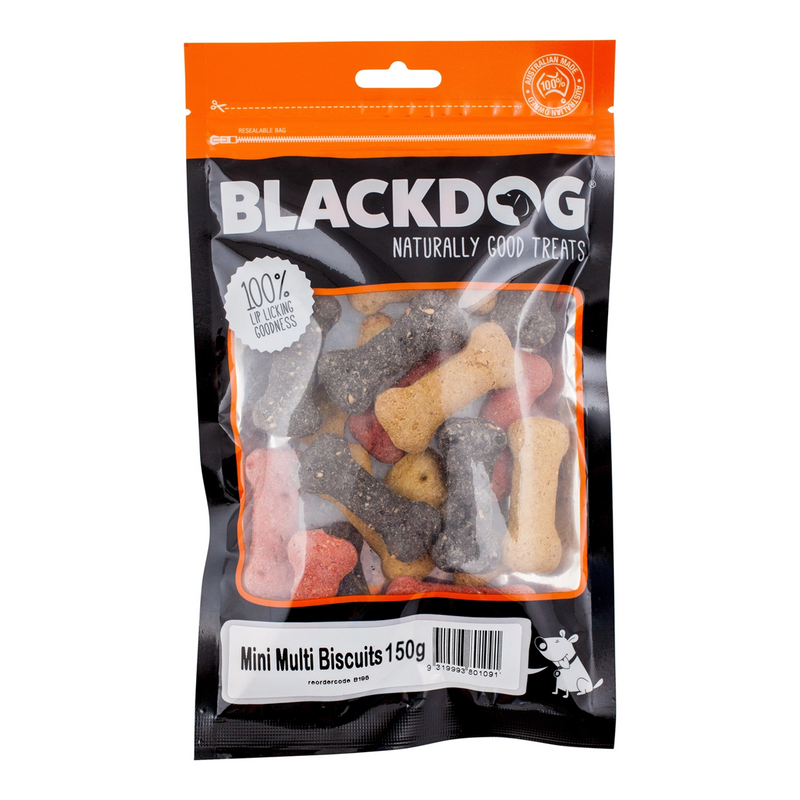 Blackdog Mini Multi Mix Dog Biscuits 150g