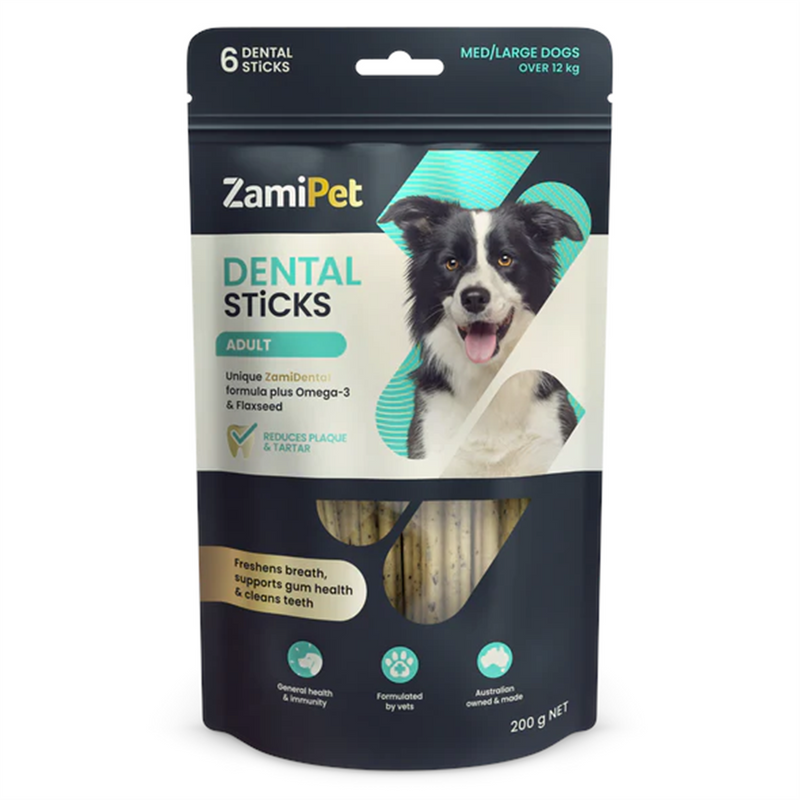 ZamiPet Dental Sticks for Medium/Large Dogs