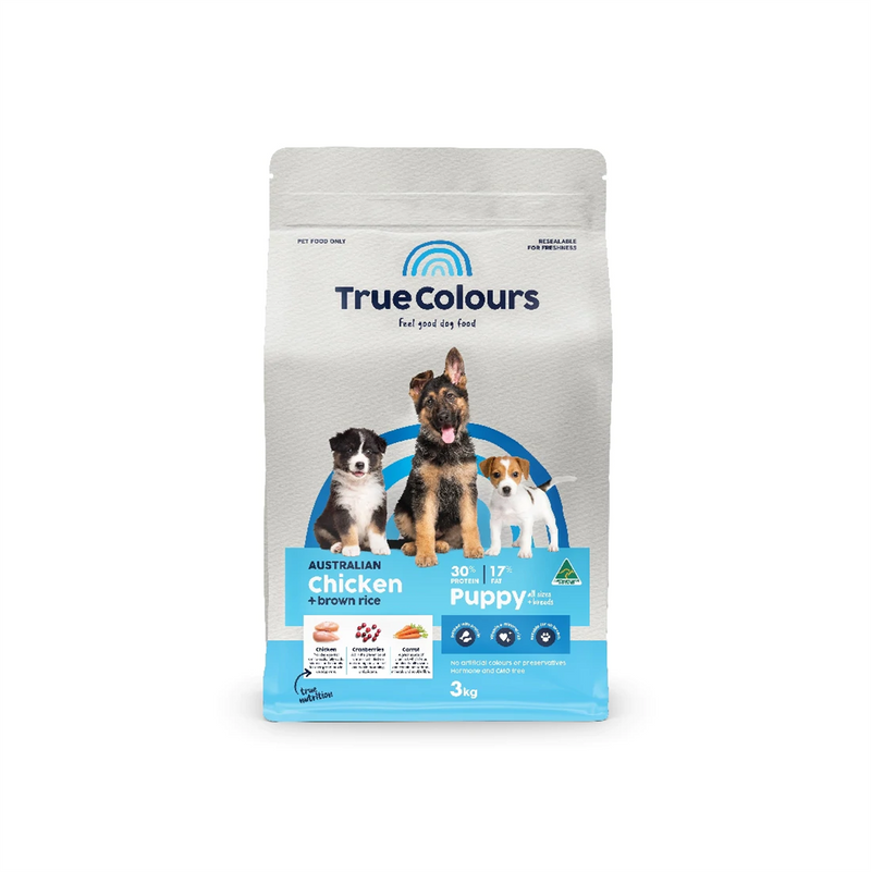 True Colours Australian Chicken & Brown Rice Puppy Food
