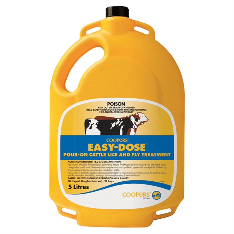 MSD Coopers Easy Dose Pour on Cattle Lice and Fly Treatment