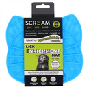 Scream Lick Enrichment Mat Cat Face